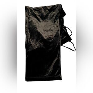 Torrid black velvet lounge pants